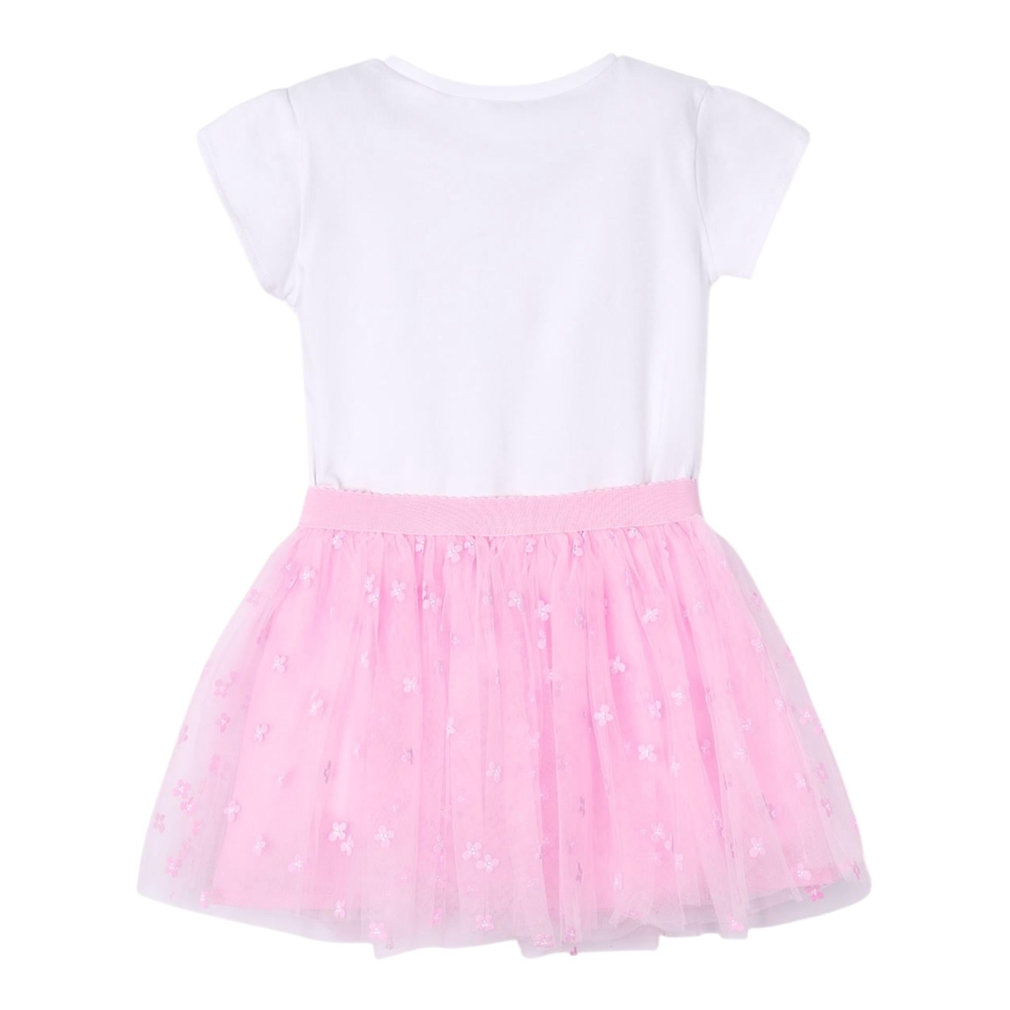 Mayoral Completo 2 Pezzi T-Shit-Gonna Bicolore per Bambina 3946 BIANCO/ROSA MAYORAL 