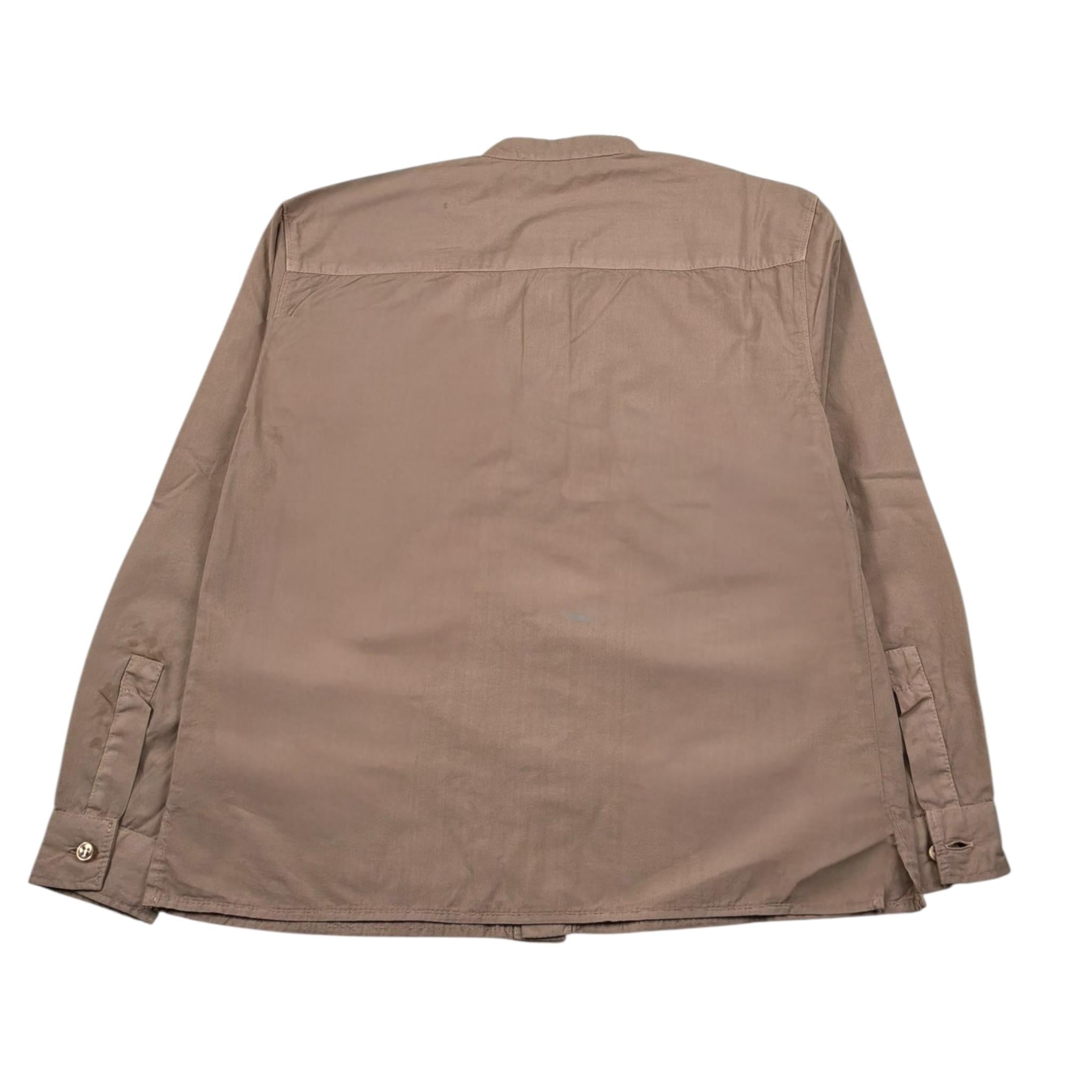 Dondup Camicia Manica Lunga Tinta Unita per Bambino DMCA037 MARRONE DONDUP 