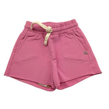 Please Short Tinta Unita con Elastico In Vita per Bambina RE00042G72 ROSA PLEASE 