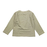 Babe & Tess Shirt Girocollo Tinta Unita con Fantasia A Righe per Bambino 09518160 VERDE BABE & TESS 