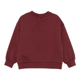 ELISABETTA FRANCHI felpa chiusa girocoll tinta unita con logo Bordeaux per Bambina EGFE048 BORDEAUX ELISABETTA FRANCHI 