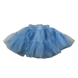 Le Bebe' Gonna Tinta Unita con Tulle Azzurro per Neonata
