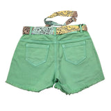 Kocca Short Tinta Unita con 5 Tasche per Bambina RASX VERDE Kocca 