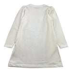 MOSCHINO abito felpa girocollo tinta unita con stampa Bianco per Bambina HBV0FC BIANCO MOSCHINO 