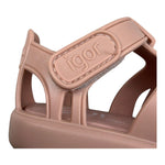 Igor Sandalo Tinta Unita con Strappi per Bambina S10217197J ROSA IGOR 