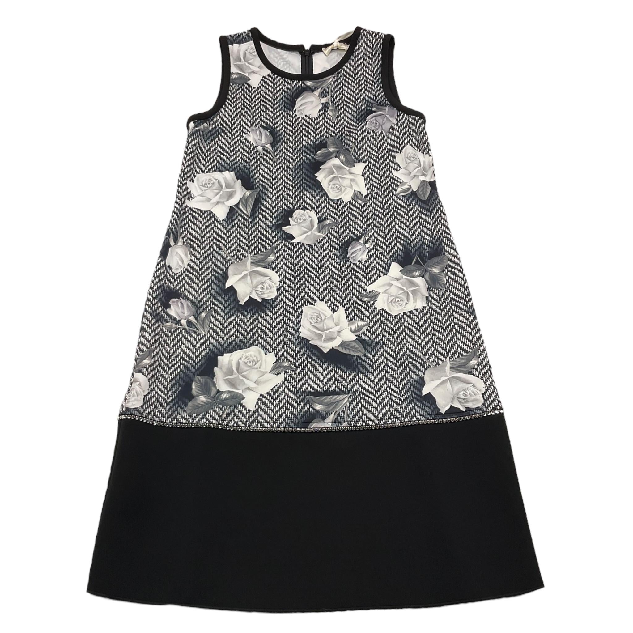 MONNALISA abito giromanica stampa fantasia Nero per Bambina 716927 NERO MONNALISA 