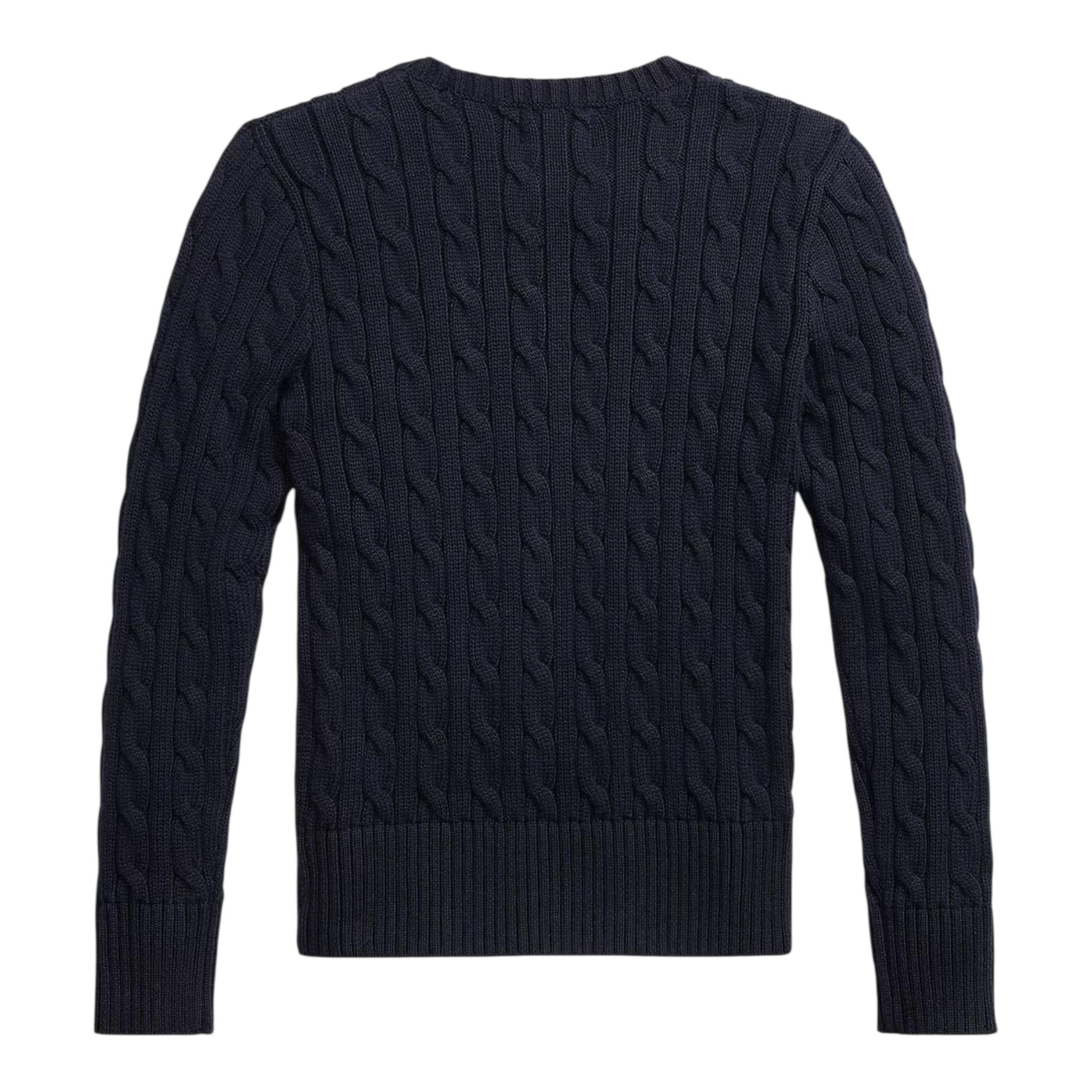 Ralph Lauren Maglia Girocollo Tinta Unita con Logo per Bambino 313901316009 BLU RALPH LAUREN 