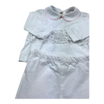 Isabel & Martinez Completo 2 Pezzi Shirt-Ghettina Tinta Unita per Neonata IM25N436 BIANCO ISABEL & MARTINEZ 