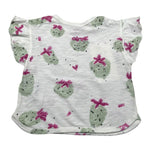 Play Up T-Shirt Girocollo Tinta Unita con Stampe per Neonata PA022AQ11052 PANNA PLAY UP 