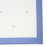 Fay Coperta Bicolore con Stampa per Neonato FV0510 BIANCO/AZZURRO FAY 