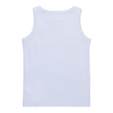 Dsquared2 Canotta Tinta Unita Girocollo con Stampa per Bambino DQ2974 BIANCO DSQUARED2 