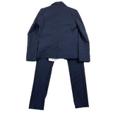Shako' Completo 3 Pezzi Camicia-Giacca-Pantalone-Papillon Blu Per Bambino