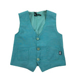 Daniele Alessandrini Gilet Tinta Unita con Bottoni per Neonato 1296B00018 VERDE DANIELE ALESSANDRINI 