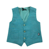 Daniele Alessandrini Gilet Tinta Unita con Bottoni per Neonato 1296B00018 VERDE DANIELE ALESSANDRINI 