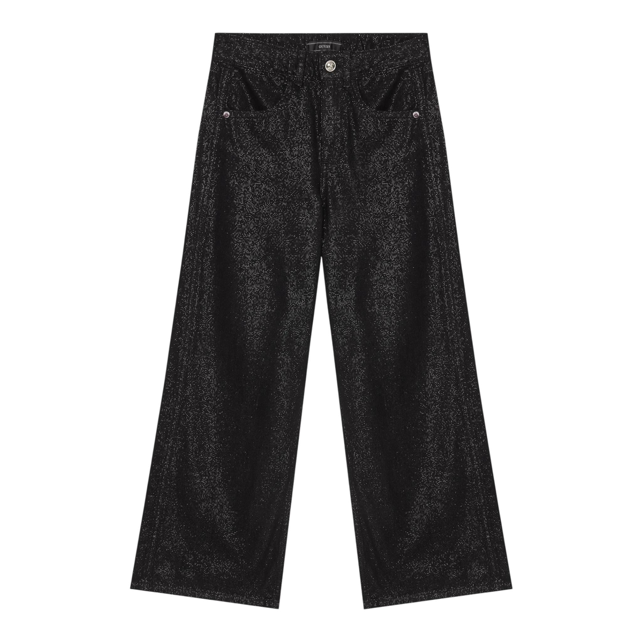 GUESS pantalone tinta unita modello palazzo Nero per Neonata K4BA06D5D90N NERO GUESS 