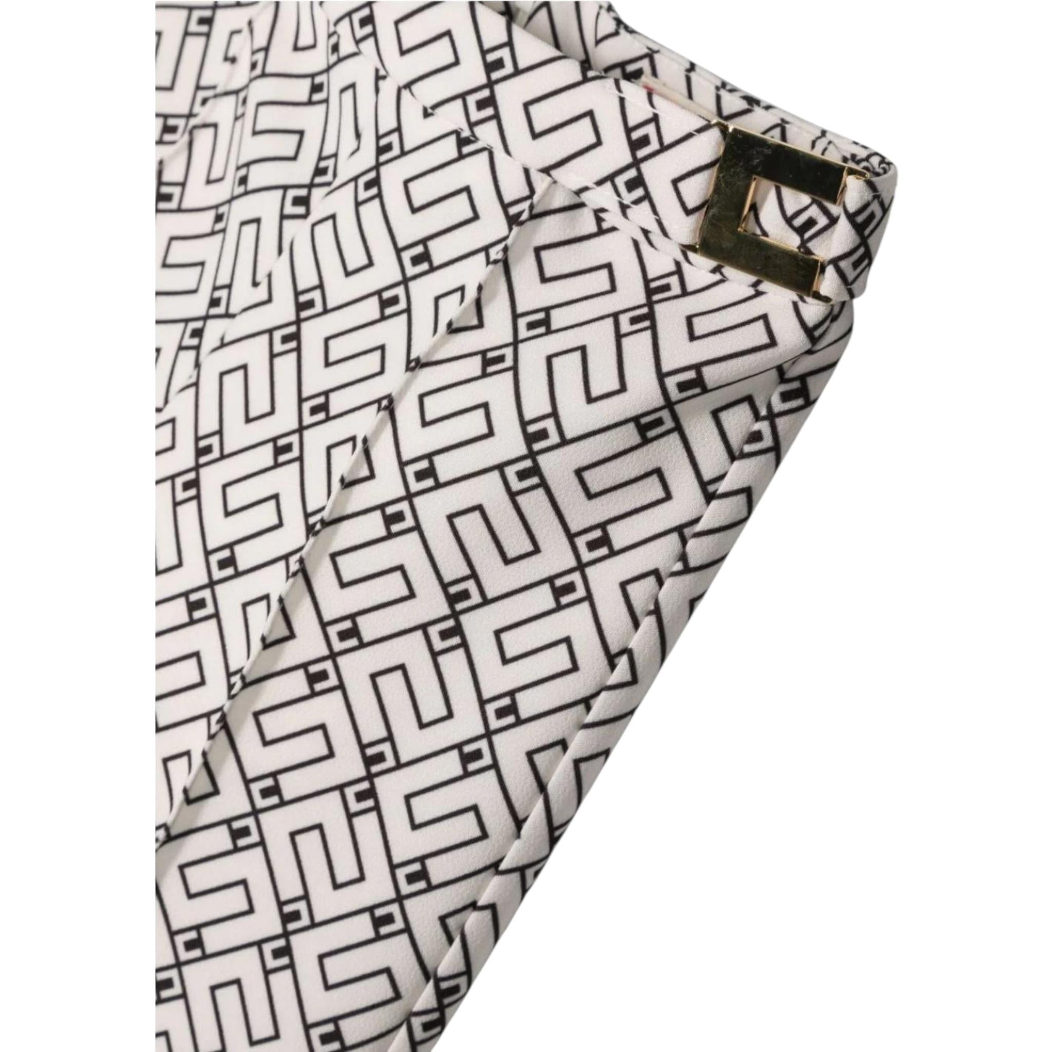 Elisabetta Franchi Pantalone tinta unita Stampe Logo Panna per Bambina EFPA192 PANNA ELISABETTA FRANCHI 