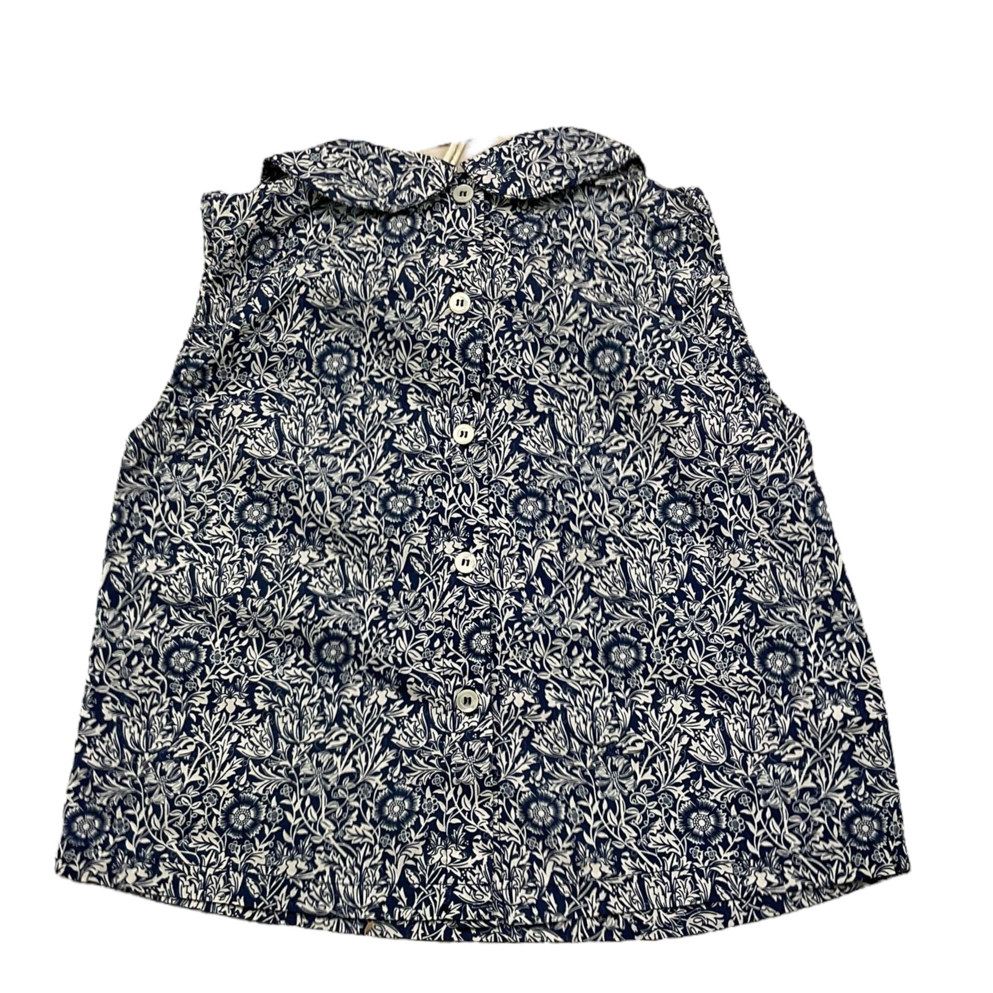 Babe & Tess Camiglia Giromanica Tinta Unita con Stampa per Bambina 26518020 BLU BABE & TESS 