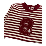 LE BEBE' maglia girocollo fantasia a righe Bianco/rosso per Neonata LBG6127 BIANCO/ROSSO LE BEBE' 