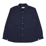 Dondup Camicia Tinta Unita Manica Lunga per Bambino DMCA034 BLU DONDUP 