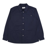 Dondup Camicia Tinta Unita Manica Lunga per Bambino DMCA034 BLU DONDUP 