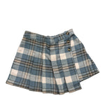 MAYORAL short tinta unita con fantasia scozzese Azzurro per Bambina 4909 AZZURRO MAYORAL 