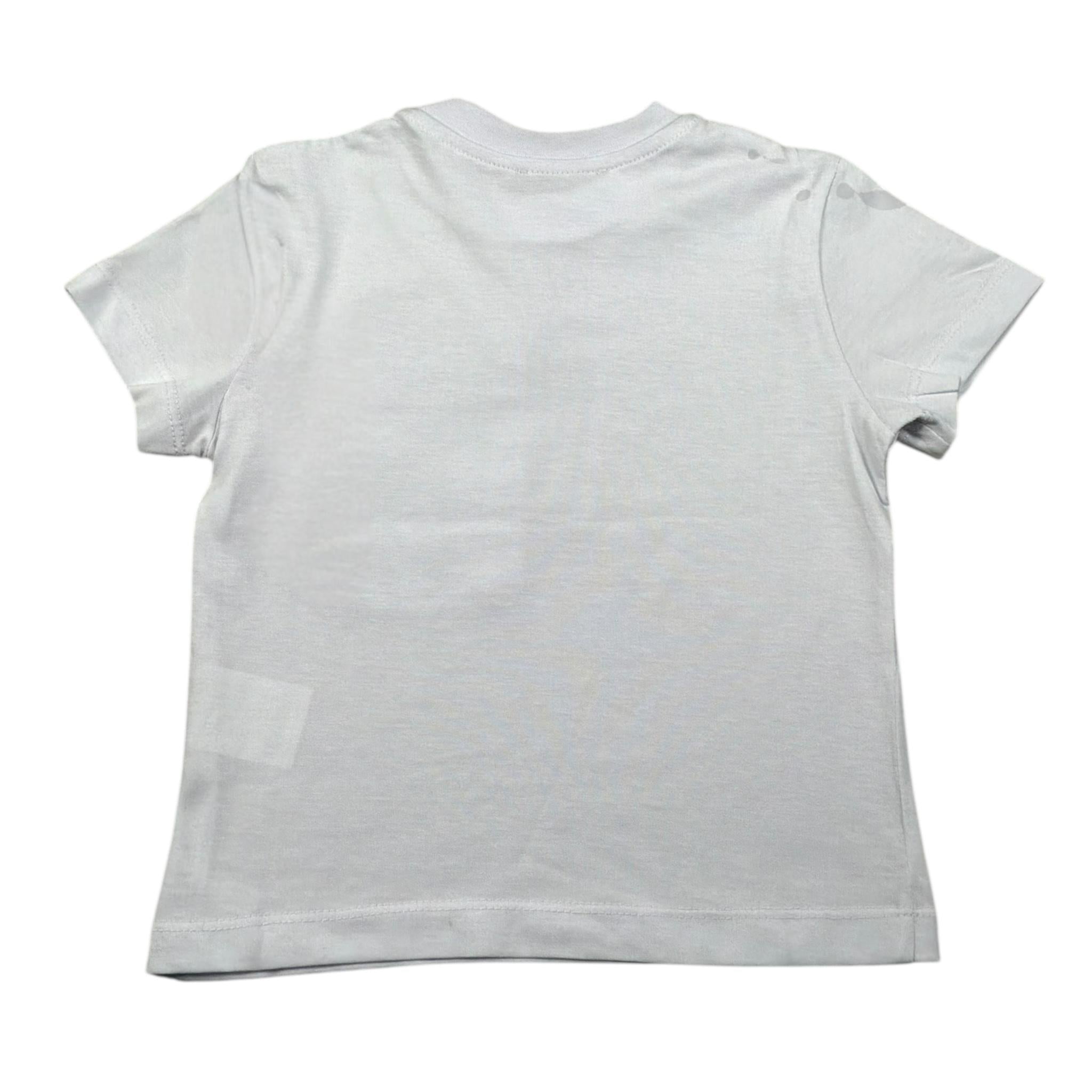 Patriot T-Shirt Girocollo Tinta Unita con Taschino per Bambino PTS001J BIANCO PATRIOT 