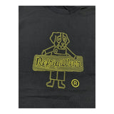 REFRIGIWEAR shirt girocollo tinta unita con stampa Nero per Bambino RW706 NERO REFRIGIWEAR 