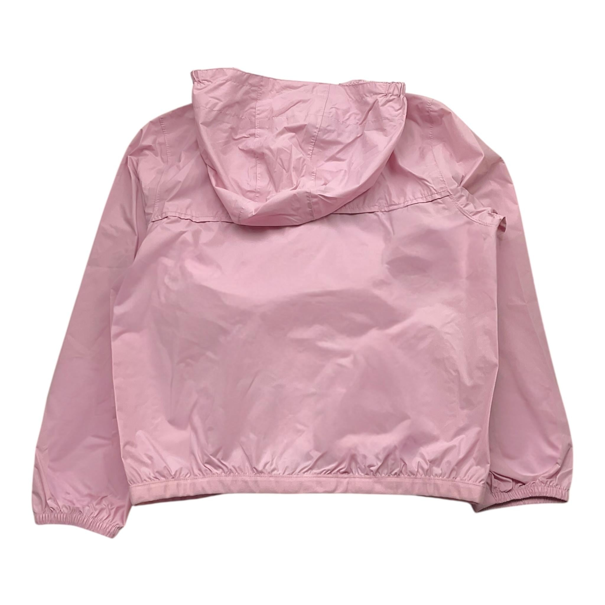 K-Way Giubbino Tinta Unita con Zip E Cappuccio per Bambina K61336E ROSA K-WAY 