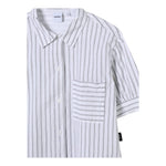 Aspesi Camicia Mezza Manica Tinta Unita Fantasia A Righe per Bambina S25044CLC6065X BIANCO ASPESI 