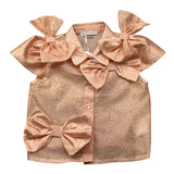 Miss Grant Camicia Mezza Manica Fantasia Maculata per Neonata MG1234 PESCA MISS GRANT 