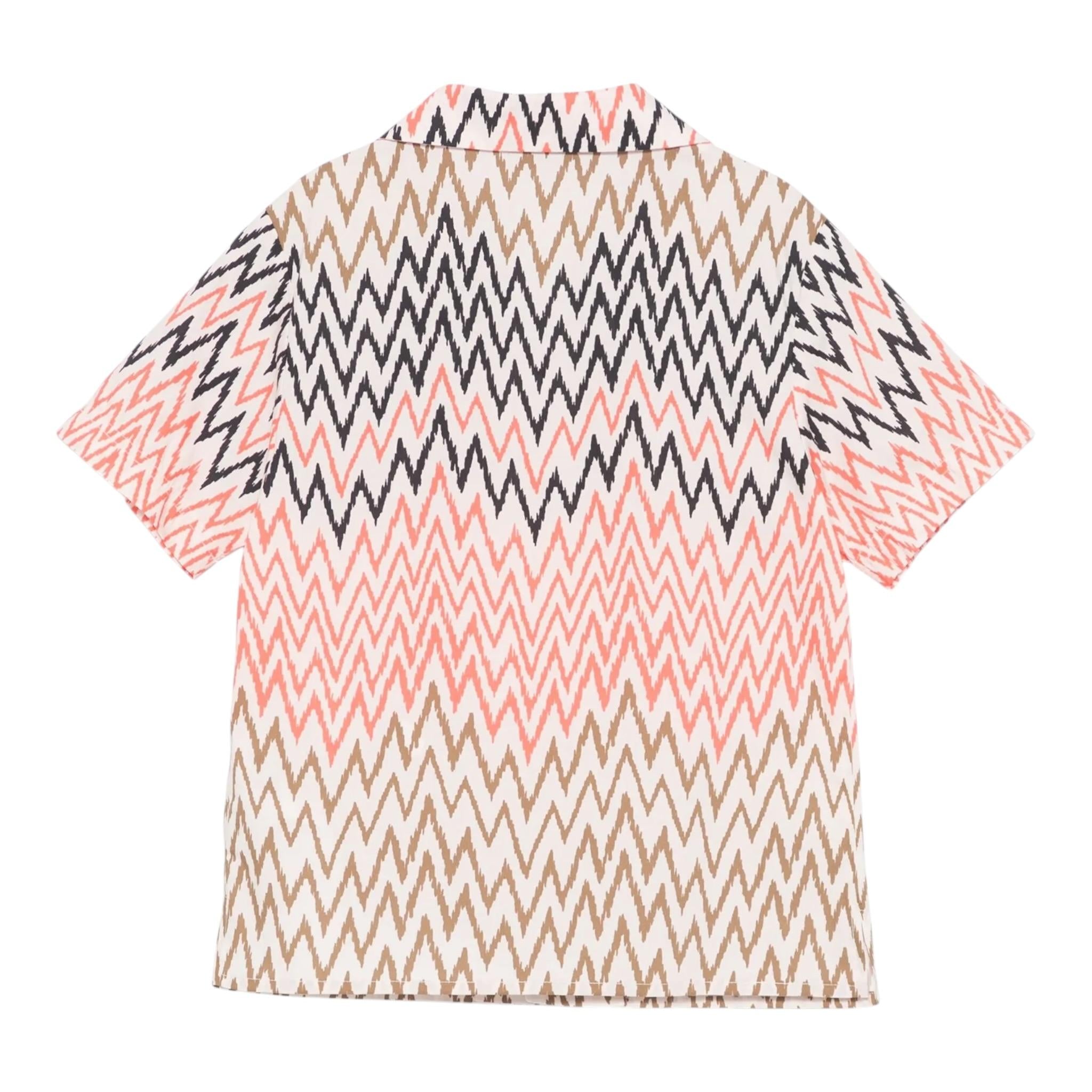 Missoni Camicia Mezza Manica Stampa Fantasia per Bambino MW5P01 MULTICOLOR MISSONI 