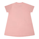 Moschino Abito Girocollo Tinta Unita con Stampa per Neonata MDV0C9XXX ROSA MOSCHINO 