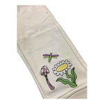 Stella Mccartney Pantalone Modello Tuta Tinta Unita con Stampa per Neonata TW6A20 BIANCO STELLA McCARTNEY 