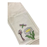 Stella Mccartney Pantalone Modello Tuta Tinta Unita con Stampa per Neonata TW6A20 BIANCO STELLA McCARTNEY 