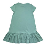 Saint Barth Abito Mezza Manica Tinta Unita con Brillantini per Bambina ABBEYY VERDE SAINT BARTH 