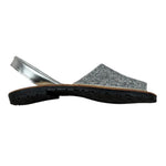 Angelitos Sandalo Tinta Unita Glitterato per Bambina ANG204 ARGENTO ANGELITOS 