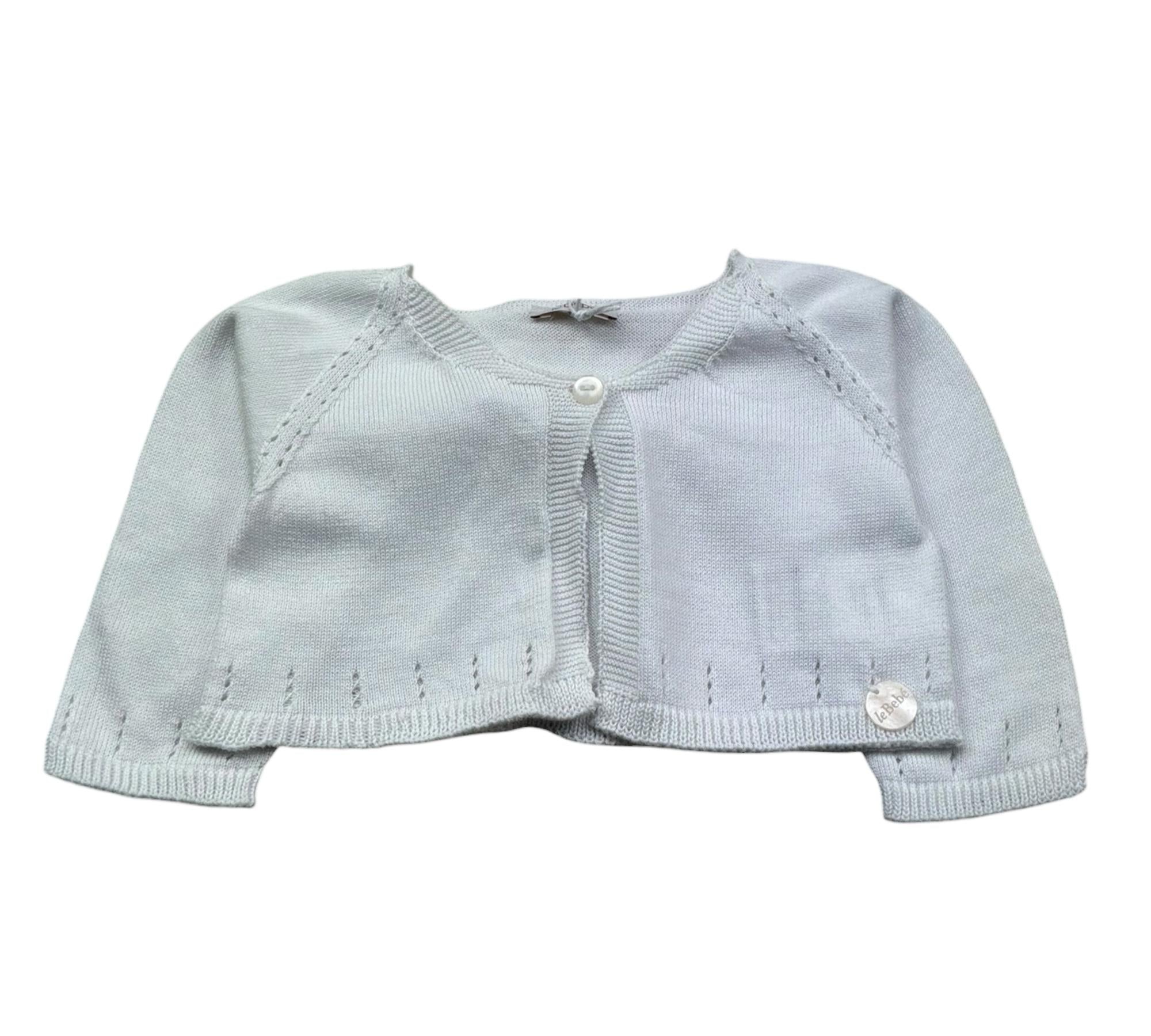 Le Bebe Coprispalle Tinta Unita  per Neonata LBG6326 BIANCO LE BEBE 