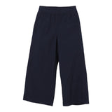 Aspesi Pantalone Modello A Palazzo Tinta Unita Con Elastico In Vita Blu Per Bambina