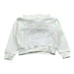 I'M Brian Felpa tinta unita con Cappuccio Bianco per Neonato F2920 BIANCO I'M BRIAN 