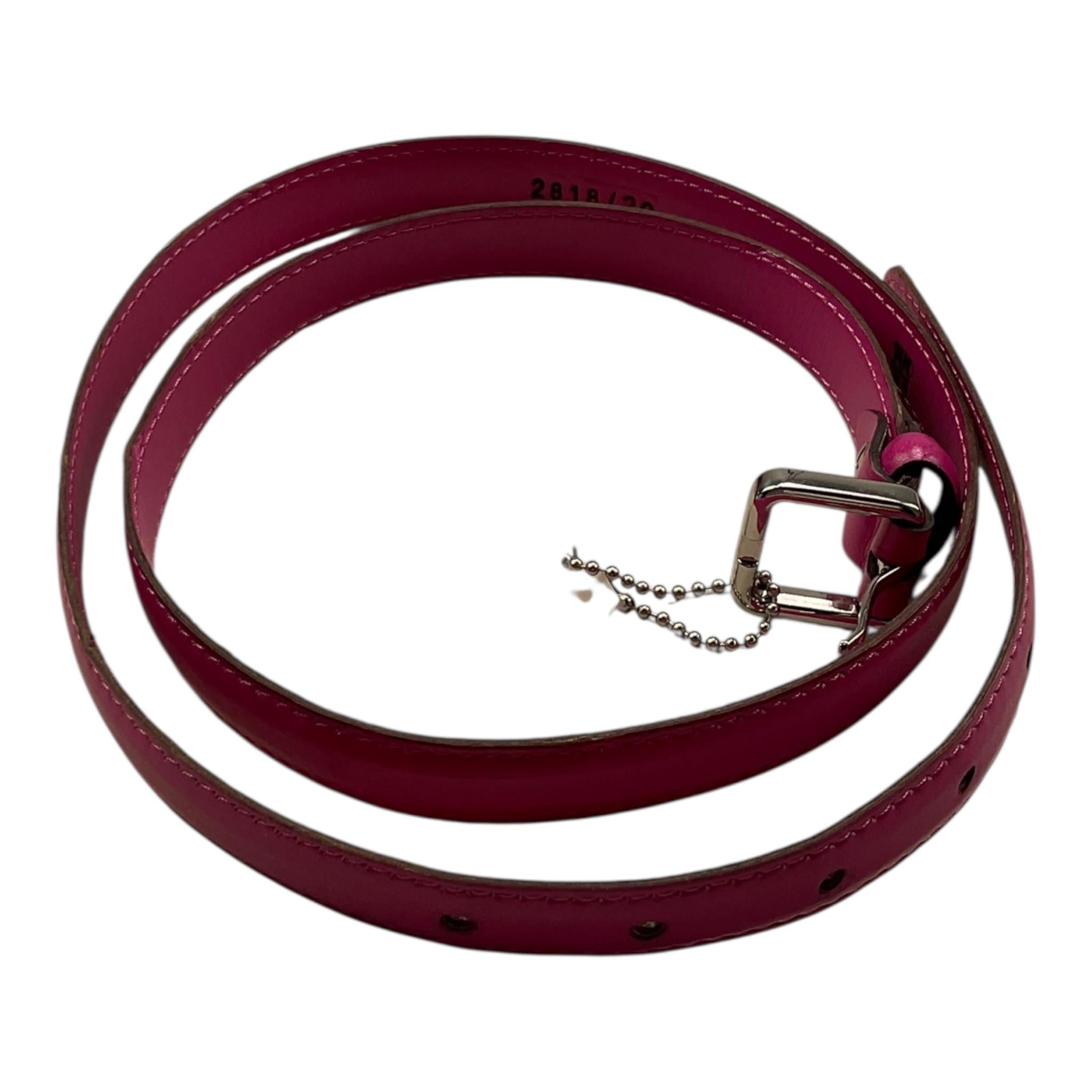 ANTONIO DE PATRIZI cintura tinta unita in vera pelle Magenta per Bambina CINT MAGENTA ANTONIO DE PATRIZI 