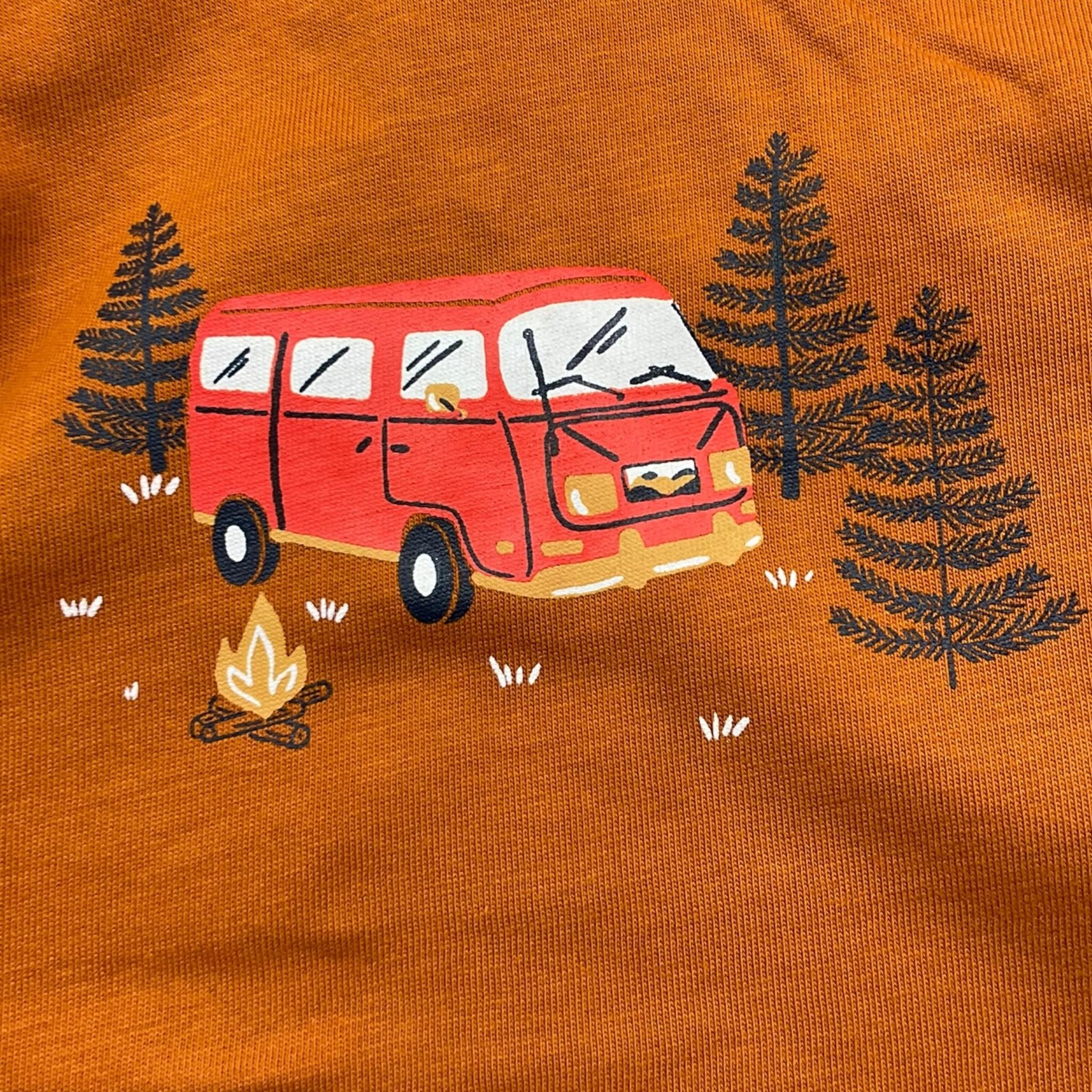 CARRE'MENT BEAU shirt girocollo tinta unita con stampa Arancione per Neonato Y30285 ARANCIONE CARRE'MENT BEAU 