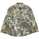 Etro Giubbino In Denim Stampa Fantasia Multicolor Per Bambina