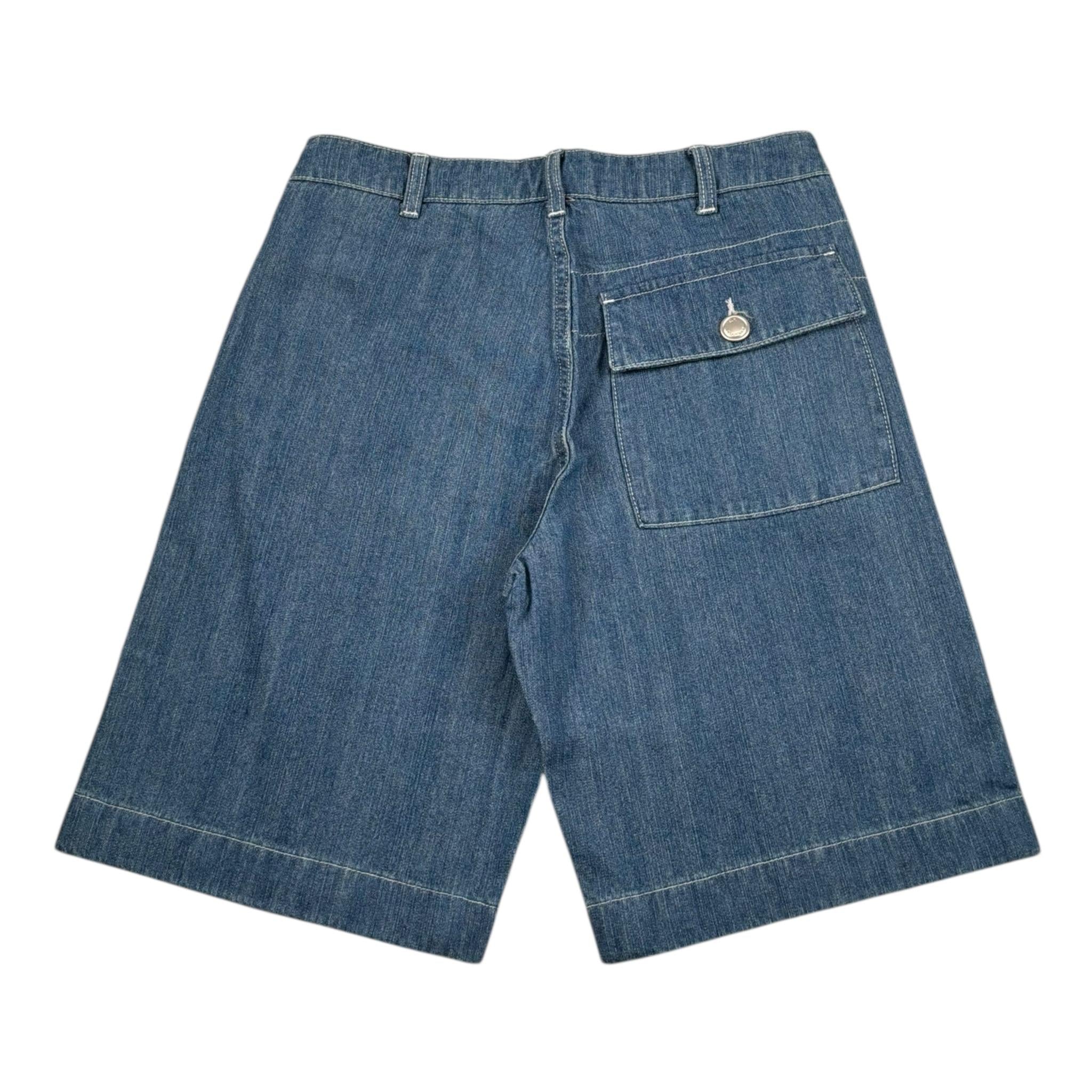 C.P. Company Bermuda Tinta Unita In Denim per Bambino CUQ00AX AZZURRO C.P. COMPANY 