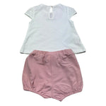 Mayoral Completo 2 Pezzi Canotta-Culotte per Neonata 1663X BIANCO/ROSA MAYORAL 