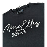 Marc Ellis T-Shirt Girocollo Tinta Unita con Stampa per Bambina JMJTS16481 NERO MARC ELLIS 