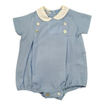 Seerose Pagliaccetto Tinta Unita con Colletto per Neonata 517 AZZURRO SEEROSE 