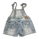 Met Salopete Tinta Unita con Short In Denim per Bambina ME218 AZZURRO MET 