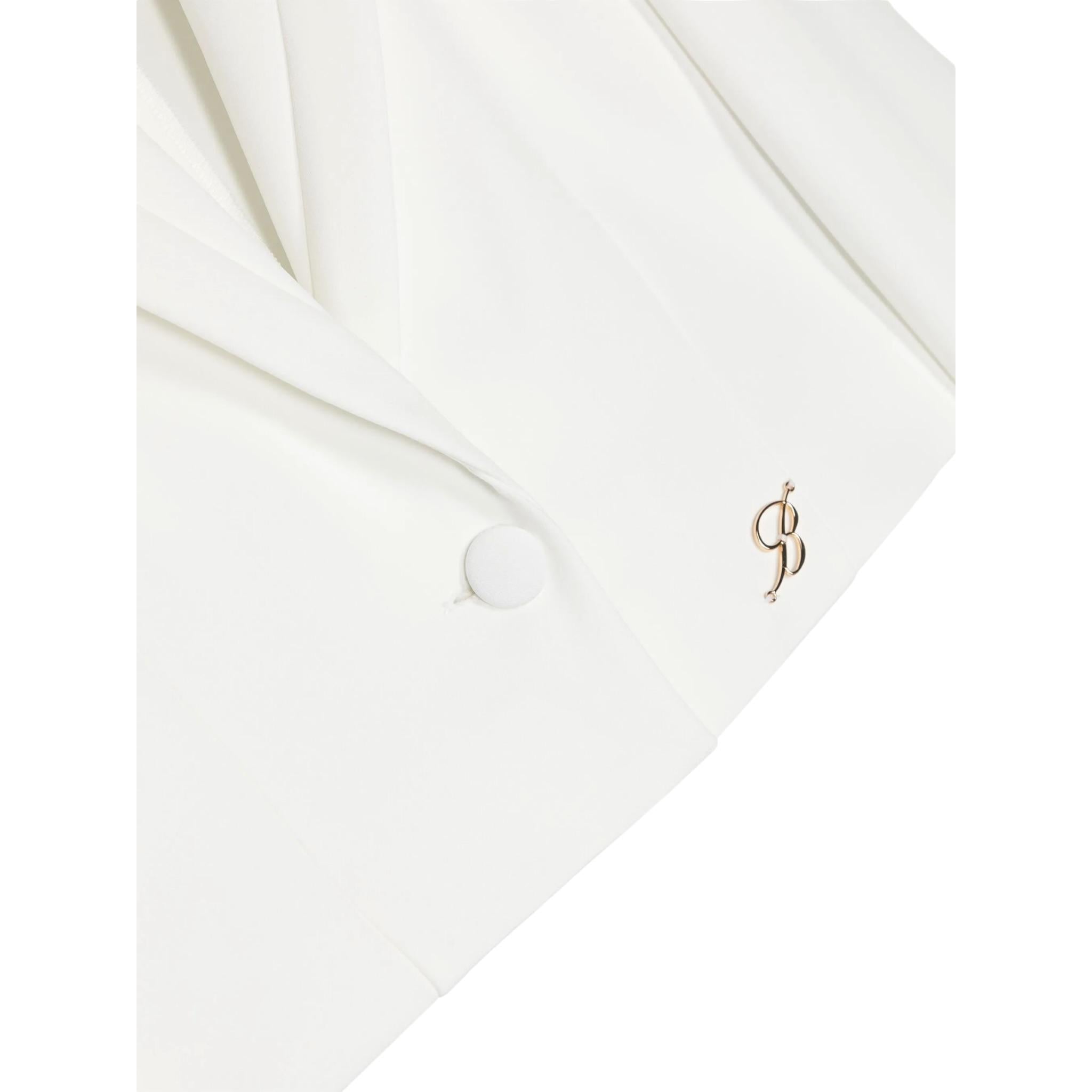 Miss Blumarine Giacca Tinta Unita per Bambina IA4019 PANNA MISS BLUMARINE 