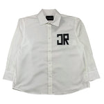 JOHN RICHMOND camicia manica lunga tinta unita con logo Bianco per Bambino RBA25129CA BIANCO JOHN RICHMOND 