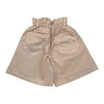 Lu Lu By Miss Grant Short tinta unita con Elastico In Vita Beige per Bambina LL1822 BEIGE LU LU BY MISS GRANT 